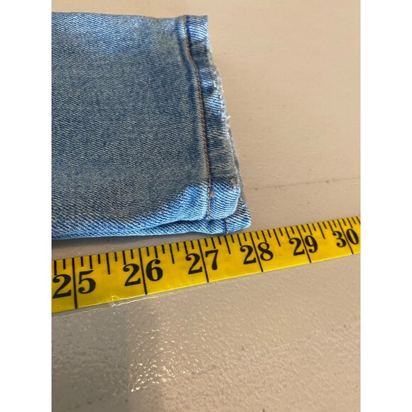 Dear John Patchwork Skinny Jeans Blue Denim Cotton/Spandex Blend Size 27 - Picture 9 of 11